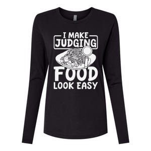 Review Dining Cuisine Food Critic Womens Cotton Relaxed Long Sleeve T-Shirt