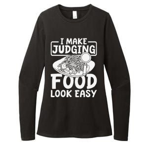 Review Dining Cuisine Food Critic Womens CVC Long Sleeve Shirt