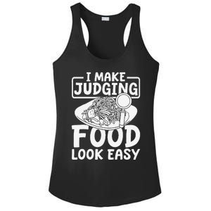 Review Dining Cuisine Food Critic Ladies PosiCharge Competitor Racerback Tank