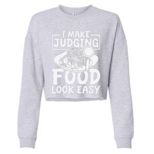 Review Dining Cuisine Food Critic Cropped Pullover Crew