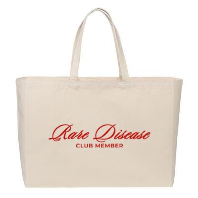 Rare Disease Club Member Script Cotton Canvas Jumbo Tote