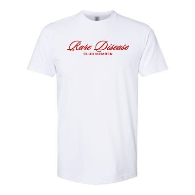 Rare Disease Club Member Script Softstyle CVC T-Shirt