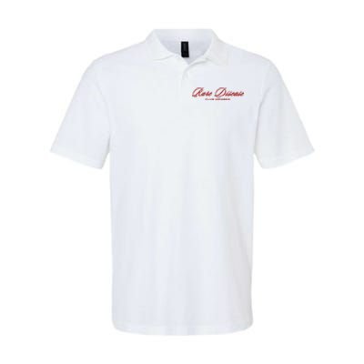 Rare Disease Club Member Script Softstyle Adult Sport Polo