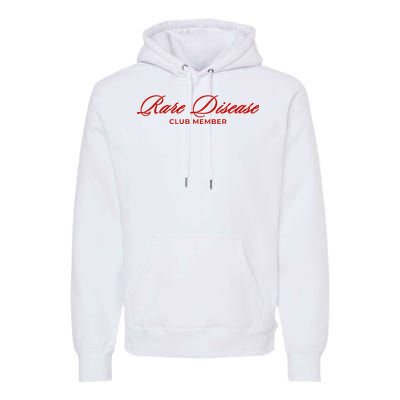 Rare Disease Club Member Script Premium Hoodie