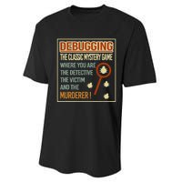 Retro Debugging Computer Science Programmers Coding Performance Sprint T-Shirt