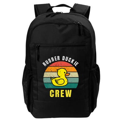 Rubber Duckie Crew Funny Rubber Duck Daily Commute Backpack