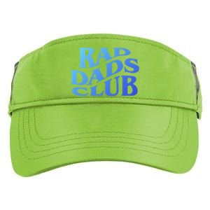 Rad Dads Club (Front+Back) Funny FatherS Day Rad Dad Cute Gift Adult Drive Performance Visor