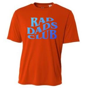 Rad Dads Club (Front+Back) Funny FatherS Day Rad Dad Cute Gift Cooling Performance Crew T-Shirt