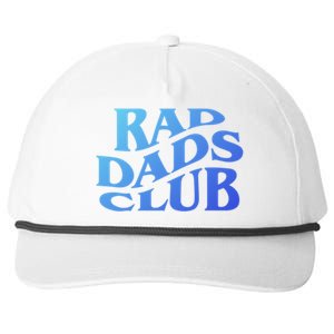 Rad Dads Club (Front+Back) Funny FatherS Day Rad Dad Cute Gift Snapback Five-Panel Rope Hat