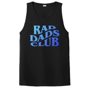 Rad Dads Club (Front+Back) Funny FatherS Day Rad Dad Cute Gift PosiCharge Competitor Tank