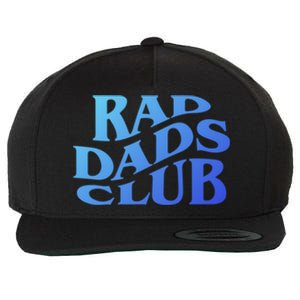 Rad Dads Club (Front+Back) Funny FatherS Day Rad Dad Cute Gift Wool Snapback Cap