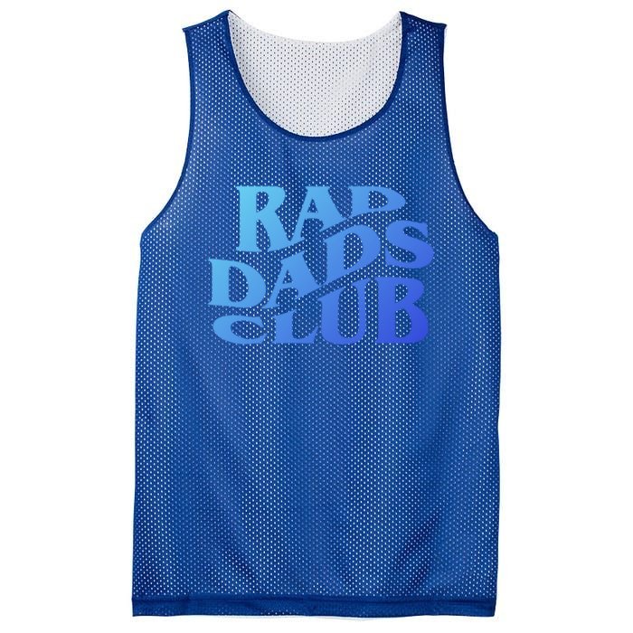 Rad Dads Club (Front+Back) Funny FatherS Day Rad Dad Cute Gift Mesh Reversible Basketball Jersey Tank