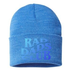 Rad Dads Club (Front+Back) Funny FatherS Day Rad Dad Cute Gift Sustainable Knit Beanie