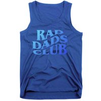 Rad Dads Club (Front+Back) Funny FatherS Day Rad Dad Cute Gift Tank Top