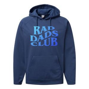 Rad Dads Club (Front+Back) Funny FatherS Day Rad Dad Cute Gift Performance Fleece Hoodie