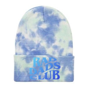 Rad Dads Club (Front+Back) Funny FatherS Day Rad Dad Cute Gift Tie Dye 12in Knit Beanie