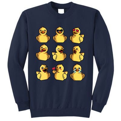 Rubber Ducky Cool Duck Bath Toy Tall Sweatshirt