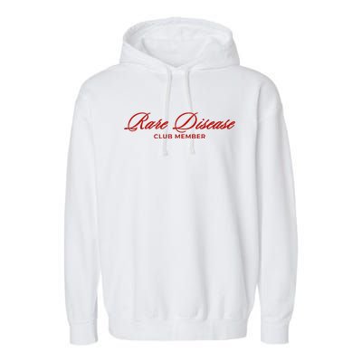 Rare Disease Club Member Script Garment-Dyed Fleece Hoodie