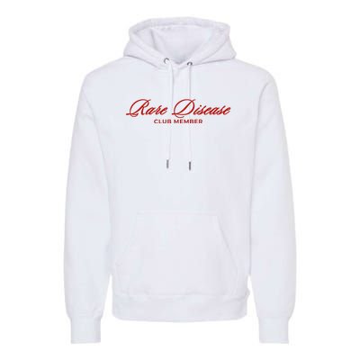 Rare Disease Club Member Script Premium Hoodie