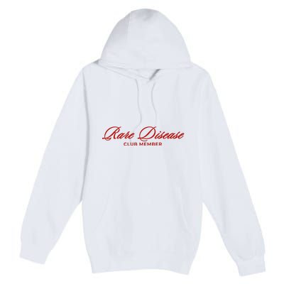 Rare Disease Club Member Script Premium Pullover Hoodie