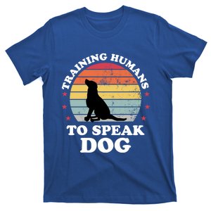 Retro Dog Comds Obedience Training Funny Dog Trainer Gift T-Shirt