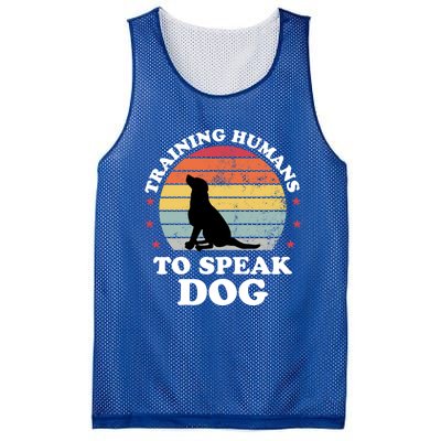 Retro Dog Comds Obedience Training Funny Dog Trainer Gift Mesh Reversible Basketball Jersey Tank