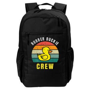 Rubber Duckie Crew Funny Rubber Duck Daily Commute Backpack