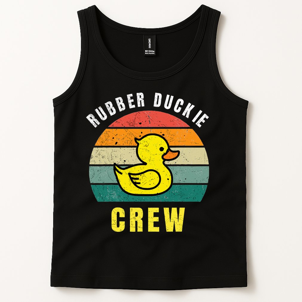 Rubber Duckie Crew Funny Rubber Duck Tank Top