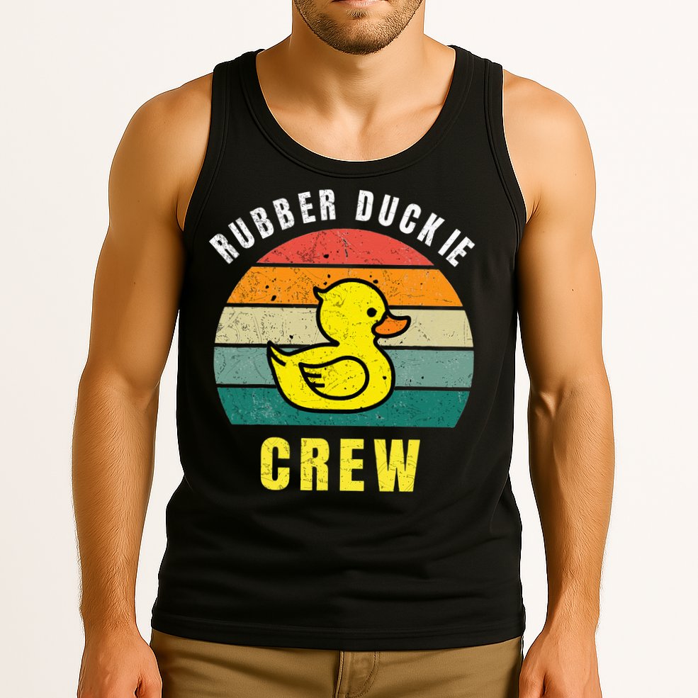 Rubber Duckie Crew Funny Rubber Duck Tank Top