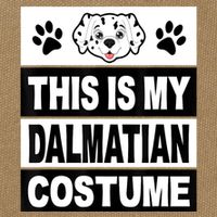 Retro Dalmatian Costume Halloween Easy Lazy Diy Cotton Canvas Backpack