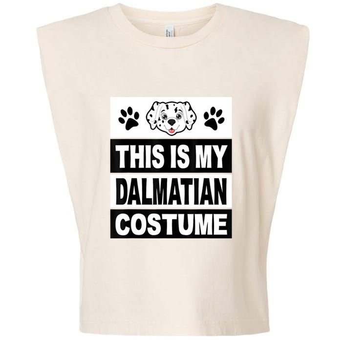 Retro Dalmatian Costume Halloween Easy Lazy Diy Garment-Dyed Women's Muscle Tee