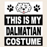 Retro Dalmatian Costume Halloween Easy Lazy Diy Garment-Dyed Women's Muscle Tee