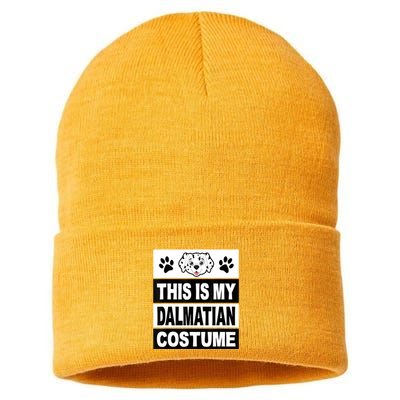 Retro Dalmatian Costume Halloween Easy Lazy Diy Sustainable Knit Beanie