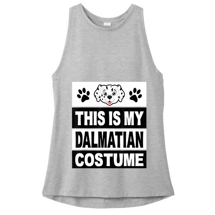 Retro Dalmatian Costume Halloween Easy Lazy Diy Ladies PosiCharge Tri-Blend Wicking Tank