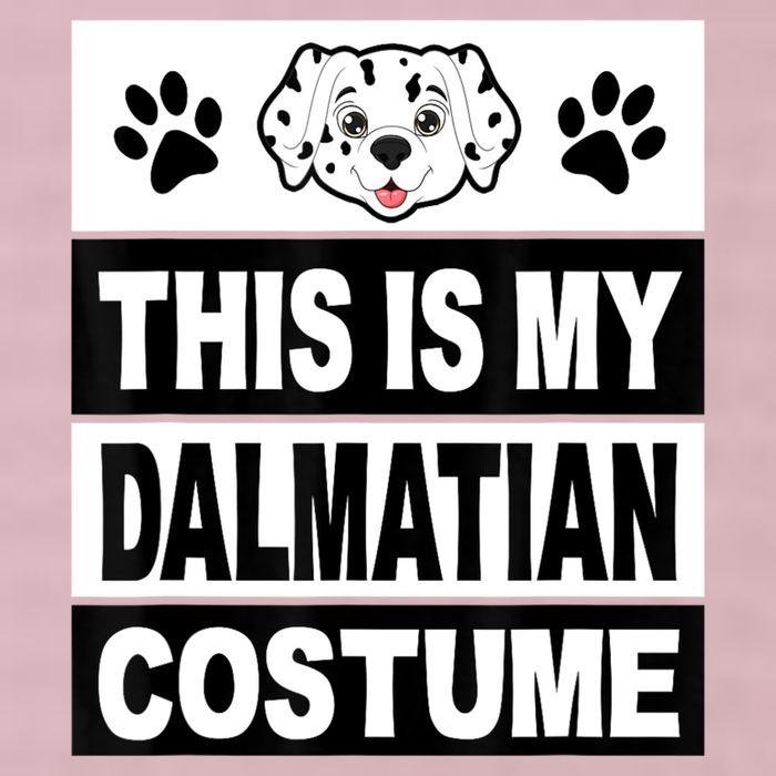 Retro Dalmatian Costume Halloween Easy Lazy Diy 25L Jumbo Tote