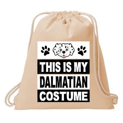 Retro Dalmatian Costume Halloween Easy Lazy Diy Drawstring Bag