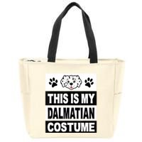 Retro Dalmatian Costume Halloween Easy Lazy Diy Zip Tote Bag