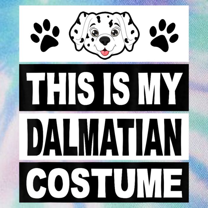 Retro Dalmatian Costume Halloween Easy Lazy Diy Legacy Tie Dye Trucker Hat