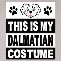 Retro Dalmatian Costume Halloween Easy Lazy Diy Flatbill Hat