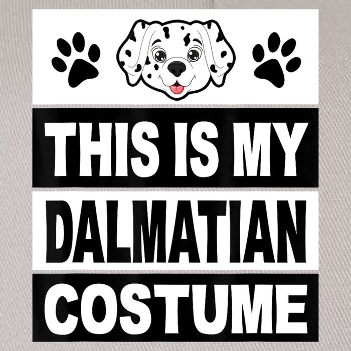 Retro Dalmatian Costume Halloween Easy Lazy Diy Flatbill Hat