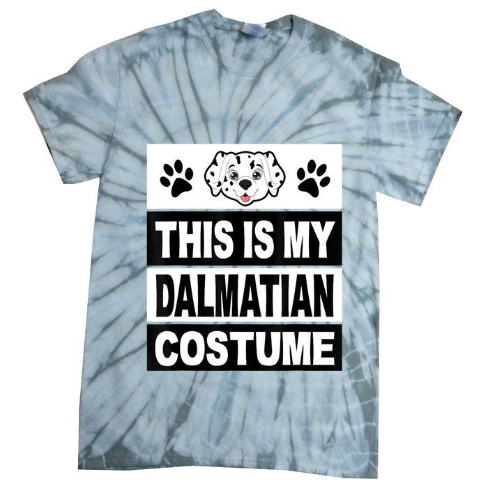 Retro Dalmatian Costume Halloween Easy Lazy Diy Tie-Dye T-Shirt