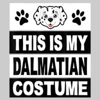 Retro Dalmatian Costume Halloween Easy Lazy Diy Tie-Dye T-Shirt