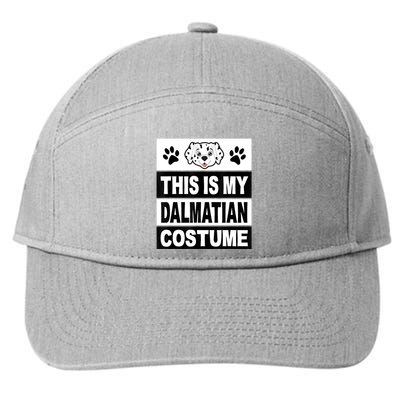 Retro Dalmatian Costume Halloween Easy Lazy Diy 7-Panel Snapback Hat