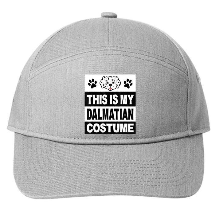 Retro Dalmatian Costume Halloween Easy Lazy Diy 7-Panel Snapback Hat
