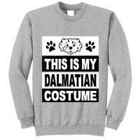 Retro Dalmatian Costume Halloween Easy Lazy Diy Tall Sweatshirt