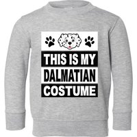 Retro Dalmatian Costume Halloween Easy Lazy Diy Toddler Sweatshirt