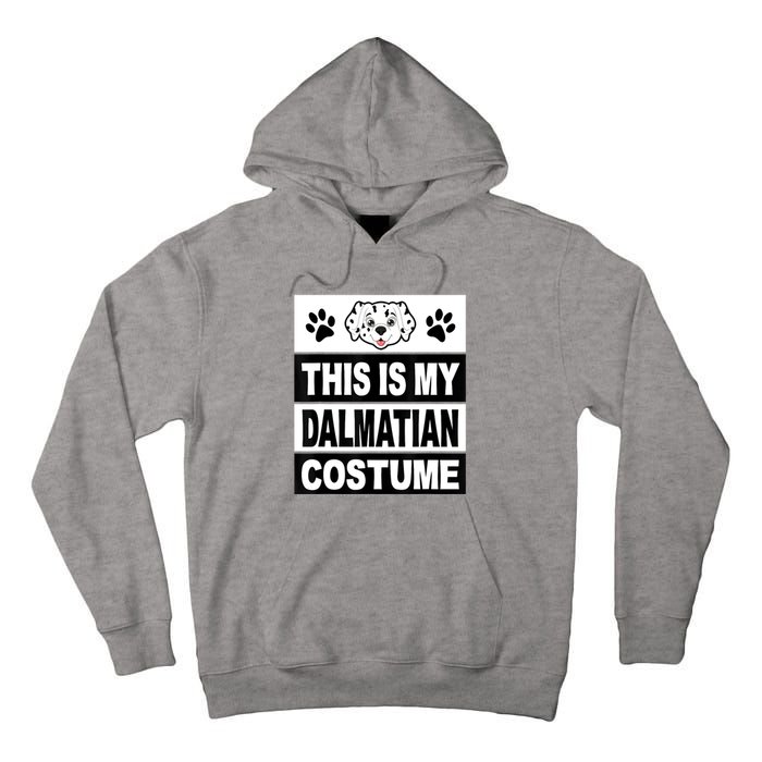 Retro Dalmatian Costume Halloween Easy Lazy Diy Tall Hoodie