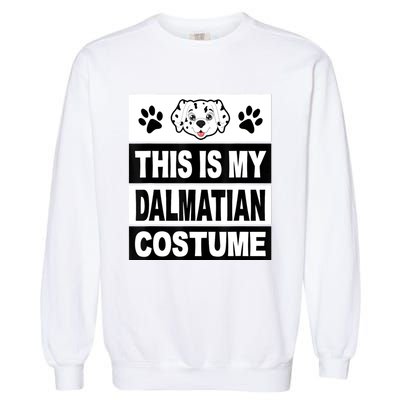 Retro Dalmatian Costume Halloween Easy Lazy Diy Garment-Dyed Sweatshirt