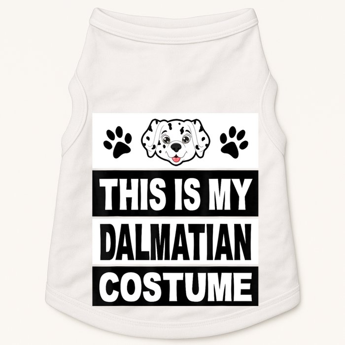 Retro Dalmatian Costume Halloween Easy Lazy Diy Doggie Tank
