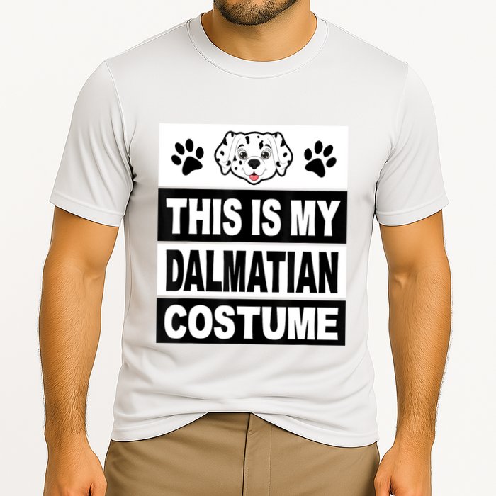 Retro Dalmatian Costume Halloween Easy Lazy Diy Performance Shirt